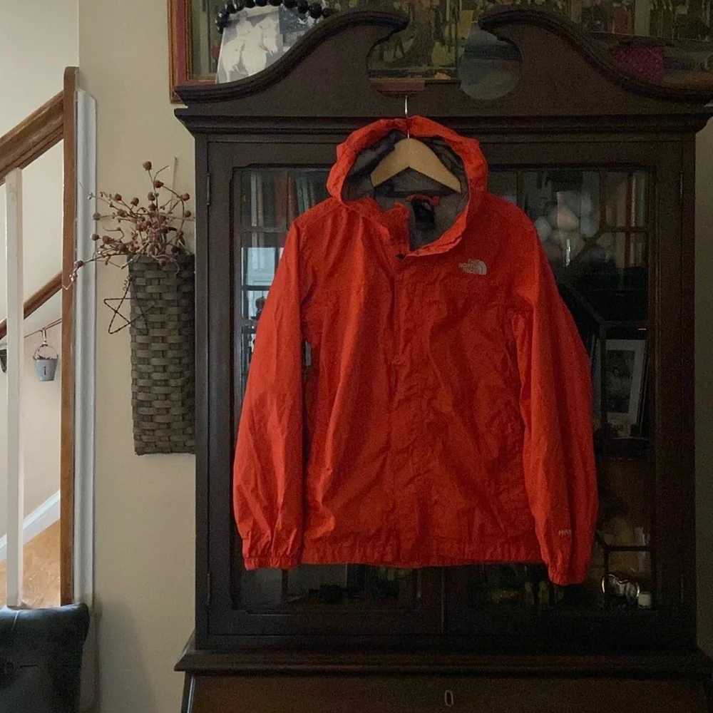 The North Face Orange Zip Up Jacket Boys Size 10 to 12